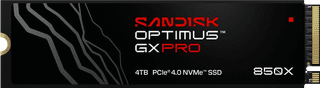 SANDISK Optimus GX PRO 850X 4TB Heatsink NVMe SSD