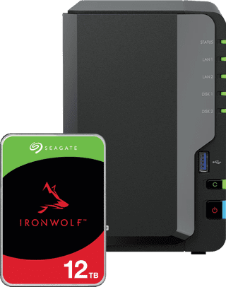 Synology DS225+ + Seagate Ironwolf 12TB