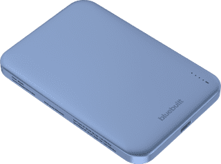 BlueBuilt MagSafe Case iPhone 18 Pro Max Light Blue + Powerbank 5,000 mAh Blue