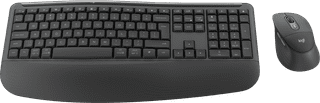 Logitech MK880 Signature Comfort Plus Wireless Keyboard and Mouse Combo Graphite QWERTY