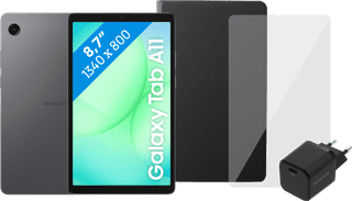 Samsung Galaxy Tab A11 8,7 inch 128GB Wifi Grijs + Compleet Accessoirepakket