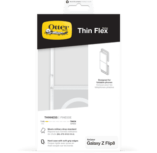 OtterBox Thin Flex Samsung Galaxy Z Flip 8 Back Cover Transparant