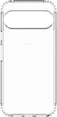 Just in Case Google Pixel 11 Pro XL / 10 Pro XL Back Cover met Magneet Transparant