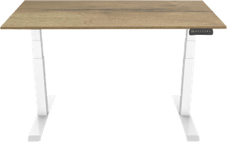 Euroseats Elektrisch Zit Sta Bureau 160 x 80 Wit/Eiken