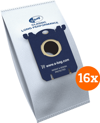 Philips S-Bag FC8021/05 Long Performance (16 stuks)