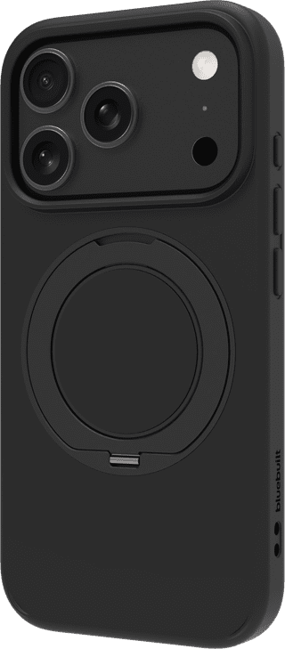 BlueBuilt Protective Back Cover met Standaard iPhone 18 Pro Zwart