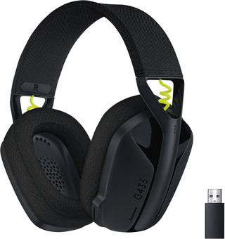 Logitech G435 LIGHTSPEED Wireless Gaming Headset Zwart