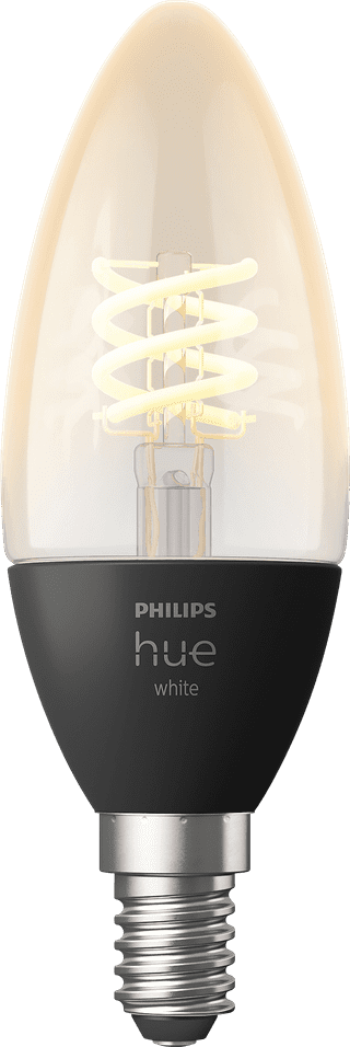 Philips Hue Filamentlamp White kaarslamp E14 Losse lamp