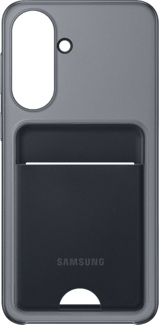 Samsung Galaxy A57 Card Slot Back Cover Zwart