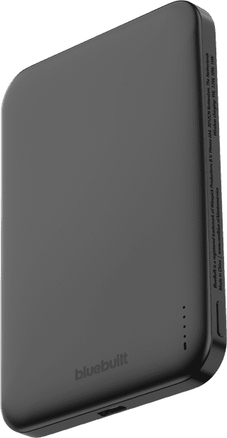 BlueBuilt MagSafe Case iPhone 18 Pro Max Transparent + Powerbank 5,000 mAh Grey