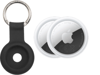 Apple AirTag 2 (2-Pack) + BlueBuilt Apple AirTag Sleutelhanger