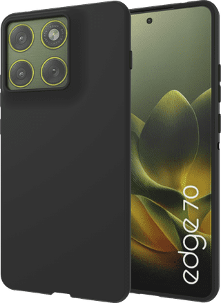 Just in Case Soft Design Motorola Edge 70 Back Cover Zwart