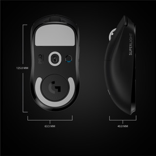 Logitech G Pro X Superlight Draadloze Gaming Muis Zwart