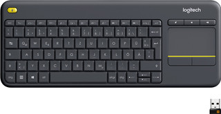 Logitech K400 Plus Wireless Touch Zwart QWERTY