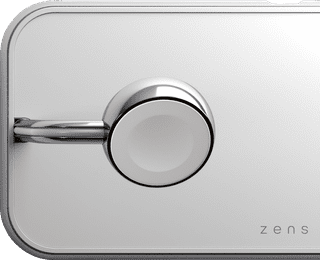 Zens Dual & Apple Watch Aluminium Draadloze Oplader 10W Wit