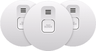 ELRO Blue Line CBFS25 Smoke detector 3-pack (10 years)