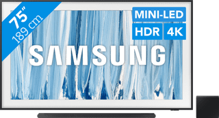 Samsung The Frame Pro 75" (2026) + Samsung HW-S800D Zwart