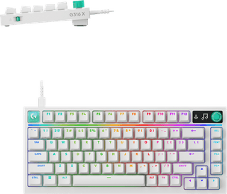 Logitech G316 X 75 Gaming Keyboard White Qwerty