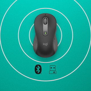 Logitech Signature M650 L Wireless Mouse Left-Handed Graphite