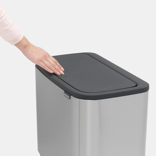 Brabantia Bo Touch Bin Prullenbak 3 x 11 liter Matt Steel Fingerprint Proof