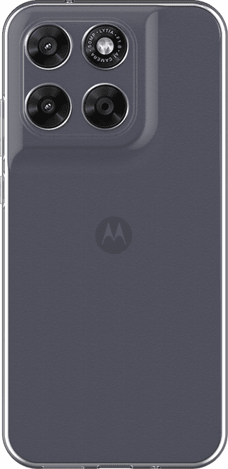 Just in Case Soft Design Motorola Moto G67 / G77 Back Cover Transparant