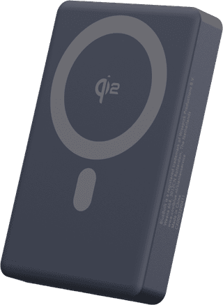 BlueBuilt Draadloze Powerbank met MagSafe en Qi2 10.000 mAh met Snelladen Grijs