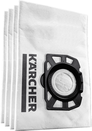 Kärcher Vacuum Cleaner Bag for WD 2 Plus/WD 3 (4x)