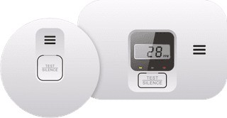 ELRO Blue Line CBFS36 Smoke Detector (5 year) + Carbon Monoxide Detector