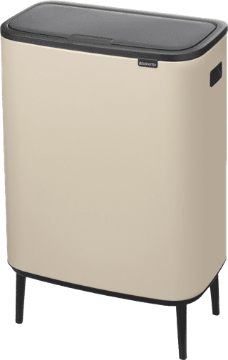 Brabantia Bo Touch Bin Hi Prullenbak 60 liter Soft Beige