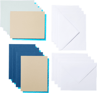 Cricut Cut-Away Cards Marina A2 (10.8cm x 14cm) 8-Pack