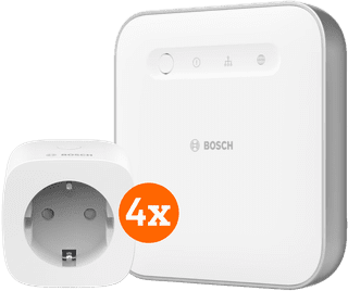 Bosch Smart Plug Compact 4-Pack + Smart Home Controller