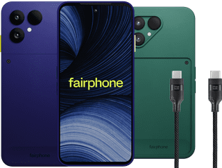Fairphone 6+ 256GB Blauw 5G + Basis Accessoirepakket