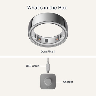 Oura Ring 4 Size 12 Silver