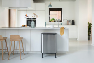 Brabantia Bo Touch Bin Hi Trash Can 60L with inner bucket Matt Steel Fingerprint Proof