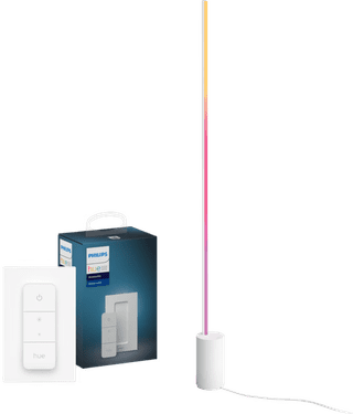 Philips Hue Gradient Signe White and Color Vloerlamp Wit + Dimmer