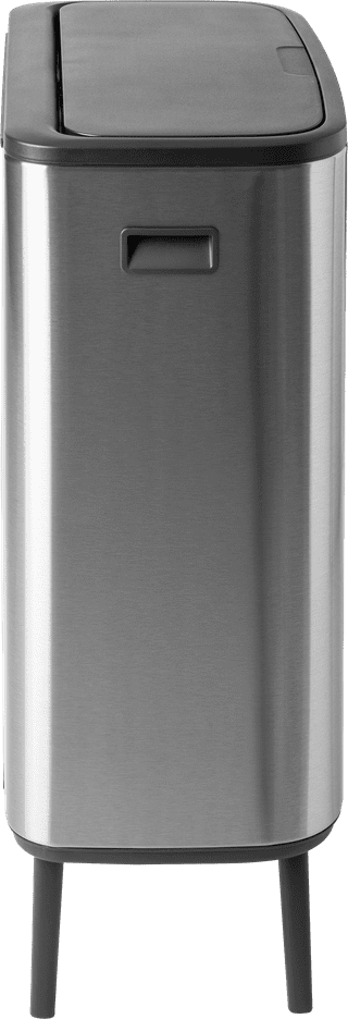 Brabantia Bo Touch Bin Hi Trash Can 60L with inner bucket Matt Steel Fingerprint Proof