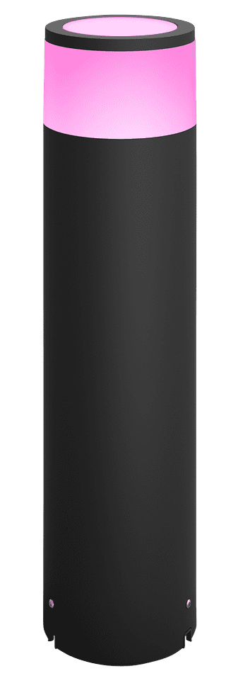 Philips Hue Calla sokkellamp White and Color Zwart hoog uitbreiding