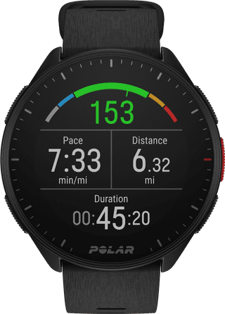 Polar Pacer Zwart