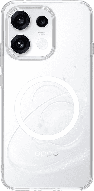 OPPO Reno16 F Back Cover met Magneet Transparant