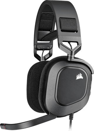 Corsair HS80 RGB Gaming Headset Zwart