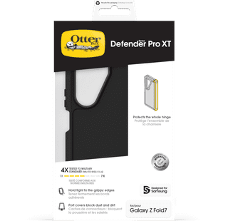 OtterBox Defender Samsung Galaxy Fold 7 Back Cover met Magneet Zwart