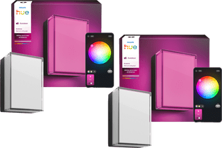 Philips Hue Scenova Outdoor Wall and Ceiling Lamp Duo Pack