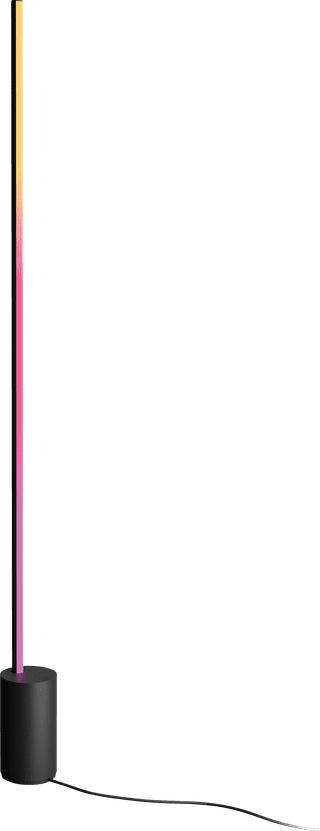 Philips Hue Gradient Signe vloerlamp - wit en gekleurd licht - zwart