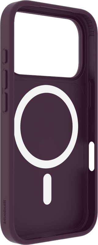 BlueBuilt Protective Back Cover met MagSafe iPhone 18/17 Pro Paars