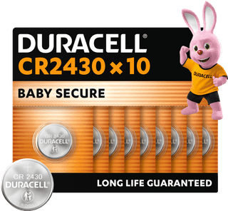 Duracell Specialty CR2430 lithium knoopcelbatterijen 3V 10 stuks