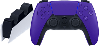 Sony PlayStation 5 DualSense Wireless Controller Galactic Purple + Charging Dock