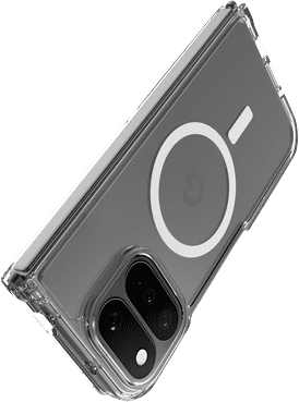 Just in Case Google Pixel 11 Pro Fold Back Cover met Magneet Transparant
