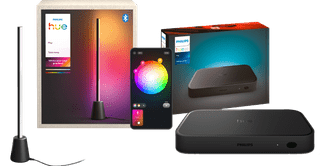 Philips Hue Play Tafellamp White and Color + HDMI Sync Box 8K