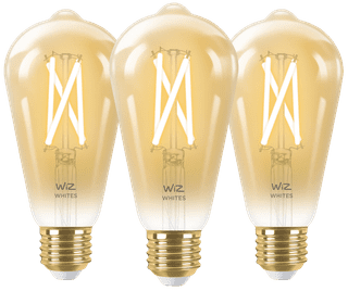 WiZ Smart Filament lamp Edison 3-pack - Warm tot Koelwit Licht - E27