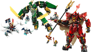 LEGO Ninjago mecha duo